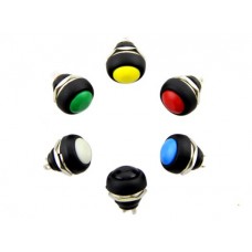 12mm Domed Push Button Pack